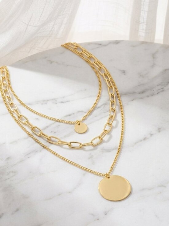 Elizabeth Besich Jewelry - Ladies Fashionable Chain Layered Necklace